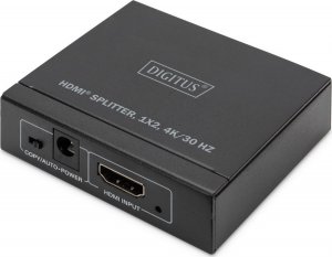 Digitus Rozdzielacz/Splitter HDMI 2-portowy 4K/30Hz EDID HDCP1.4 1