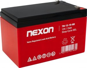 Nexon Akumulator żelowy Nexon TN-GEL-15 12V 15Ah - głębokiego rozładowania i pracy cyklicznej 1