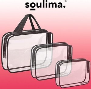 Soulima Kosmetyczka przezroczysta 3w1 Soulima 21448 9