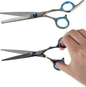 Soulima Nożyczki fryzjerskie 2szt + akcesoria 6