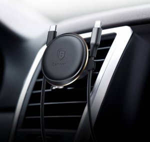 Baseus Magnetyczny uchwyt samochodowy do kratki Baseus (srebrny) 13