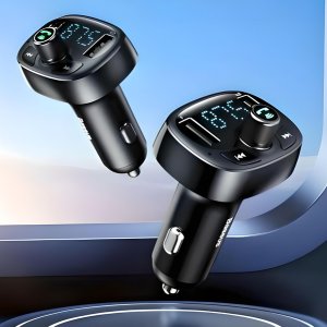 Transmiter FM Baseus Bluetooth MP3 T-Shaped (CCMT000301) 3