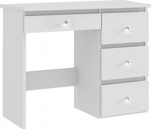 MartigoPlus Biurko, toaletka kosmetyczna BETA 3 DIAMOND biała 2