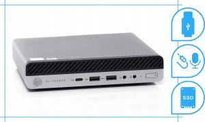 Komputer HP Elitedesk 800 G4 Mini PC Intel Core i5-8500T 16GB DDR4 256GB SSD Windows 11 Pro 3