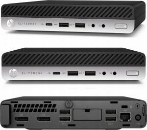 Komputer HP Elitedesk 800 G4 Mini PC Intel Core i5-8500T 8GB DDR4 256GB SSD Windows 11 Pro 1