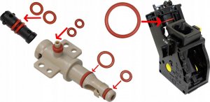 MEGACOM Zestaw uszczelek do ekspresów Saeco/Philips - 7 sztuk 2