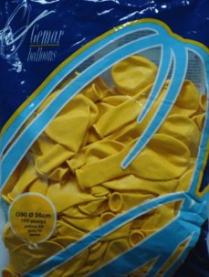 GoDan Go-Balon G90 Pastelowy żółty ciemny 100 sztuk 1