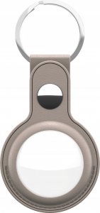 Class and Culture LLC KeyBudz AirTag Keyring - skórzane ochronne etui do AirTag (sandy beige) 3