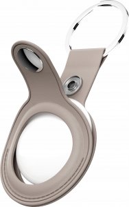 Class and Culture LLC KeyBudz AirTag Keyring - skórzane ochronne etui do AirTag (sandy beige) 5