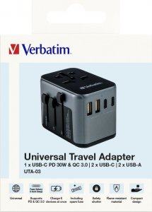Verbatim Adapter podróżny UTA-03 globalny 9