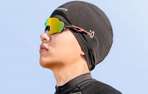 RockBros Letnia czapka rowerowa pod kask Rockbros YPP037 (czarna) 2