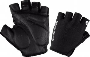 RockBros Rękawiczki z odkrytymi palcami na rower Rockbros rozmiar: M S106BK-M (czarne) 1