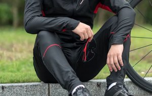 RockBros Spodnie rowerowe długie Rockbros 20420331003 (czarne) 2