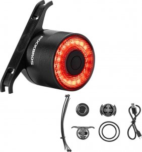 RockBros Tylnia Lampka rowerowa Rockbros Q3 (czarna) 1