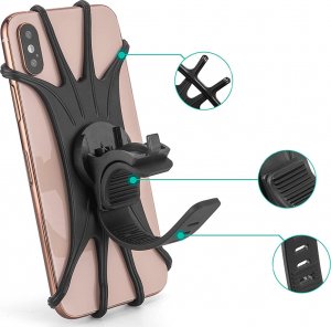 RockBros Uchwyt rowerowy na telefon LF436BK (czarny) 3
