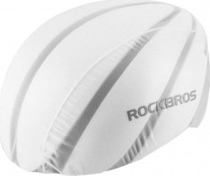 RockBros Wodoodporny pokrowiec na kask rowerowy Rockbros YPP017 (biały) 1