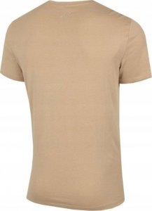 4f Koszulka męska 4F jasny brąz H4Z22 TSM030 82S S 4