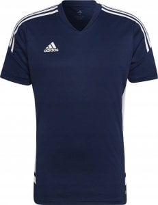 Adidas Koszulka męska adidas Condivo 22 Jersey V-neck granatowo-biała HA6291 M 1