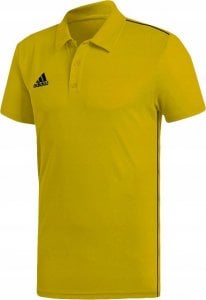 Adidas Koszulka męska adidas Core 18 Climalite Polo żółta FS1902 S 1