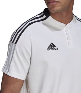 Adidas Koszulka męska adidas Tiro 21 Polo biała GM7363 S 1