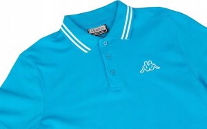 Kappa Koszulka męska polo Kappa niebieska 709361 17-4435 S 3