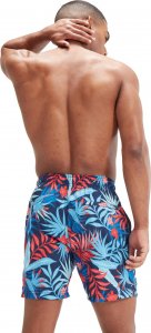 Speedo Spodenki Kąpielowe Męskie Speedo Redondo Edge Volley 17" Blue/Red R.XL 5