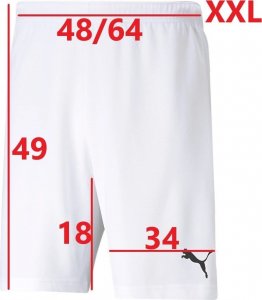 Puma Spodenki męskie Puma teamRISE Short białe 704942 03 S 8