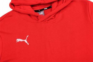 Puma Bluza dla dzieci Puma teamGOAL 23 Casuals Hoody Jr czerwona 656711 01 152 2