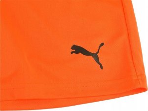 Puma Spodenki męskie Puma teamRISE Short pomarańczowe 704942 08 M 2