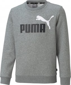 Puma Bluza dla dzieci Puma ESS+ 2 Col Big Logo Crew FL szara 586986 03 116cm 1