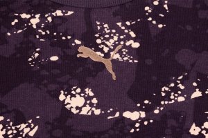 Puma Bluza dla dzieci Puma Alpha AOP Crew FL fioletowa 589241 16 116cm 2