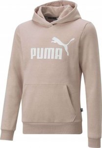 Puma Bluza dla dzieci Puma ESS Logo Hoodie FL beżowa 587031 47 140cm 1