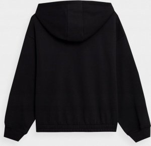 4f Bluza dla dziewczynki 4F głęboka czerń HJZ22 JBLD004 20S 122/128cm 2