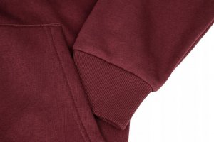 Under Armour Bluza męska Rival Fleece FZ Hoodie bordowa 1357111 690 S 4