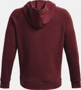 Under Armour Bluza męska Rival Fleece FZ Hoodie bordowa 1357111 690 S 9