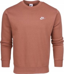 Nike Bluza męska Nike  Nsw Club Crw BB brązowa BV2662 215 2XL 1