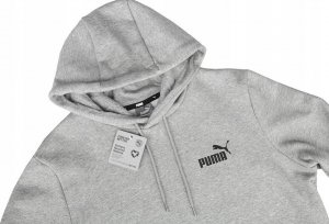Puma Bluza męska Puma ESS+ Tape Hoodie FL szara 849040 03 2XL 3