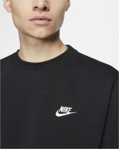 Nike Bluza męska Nike Club Crew BB czarna BV2662 010 2XL 13
