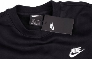 Nike Bluza męska Nike Club Crew BB czarna BV2662 010 2XL 9