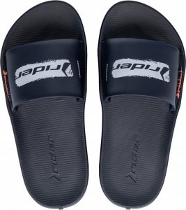 Rider Klapki dla dzieci Speed Slide IN czarno-granatowo-białe 11816-AE754 36 5