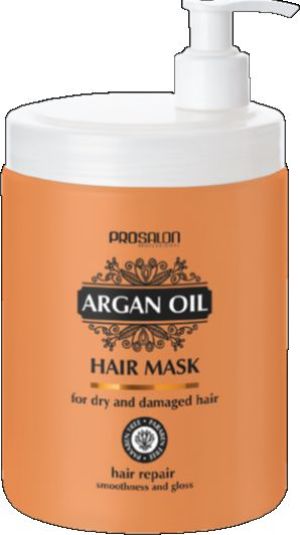 Chantal ProSalon Argan oil Maska do włosów z olejkiem arganowym 1000 g 1