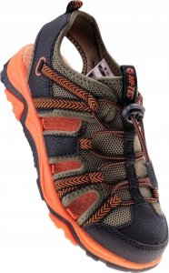 hitec Sandały dziecięce Hi-Tec Sanev Jr czarno-pomarańczowe rozmiar 33 4