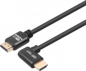 Kabel Viggo Design KABEL HDMI 2.0 VIGGO DESIGN CINEMA SERIES KĄTOWY 2M 1