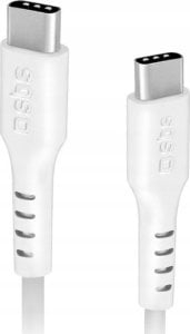 Kabel USB Kabel USB-C - USB-C 2.0 długość 1.5m biała 1