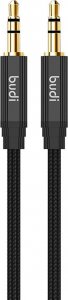 Kabel Budi Jack 3.5mm - Jack 3.5mm 1m czarny (219) 1