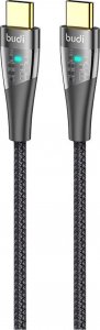 Kabel USB Budi USB-C - USB-C 1.5 m Czarny (217TT) 1