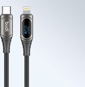 Kabel USB Budi USB-C - Lightning 1.5 m Czarny (229TL) 3