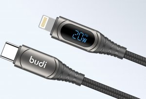 Kabel USB Budi USB-C - Lightning 1.5 m Czarny (229TL) 5