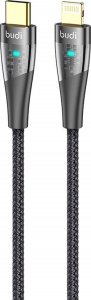 Kabel USB Budi USB-C - Lightning 1.5 m Czarny (217TL) 1
