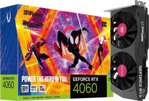 Karta graficzna Zotac Gaming GeForce RTX 4060 OC Spider-Man 8GB GDDR6 (ZT-D40600P-10SMP) 1